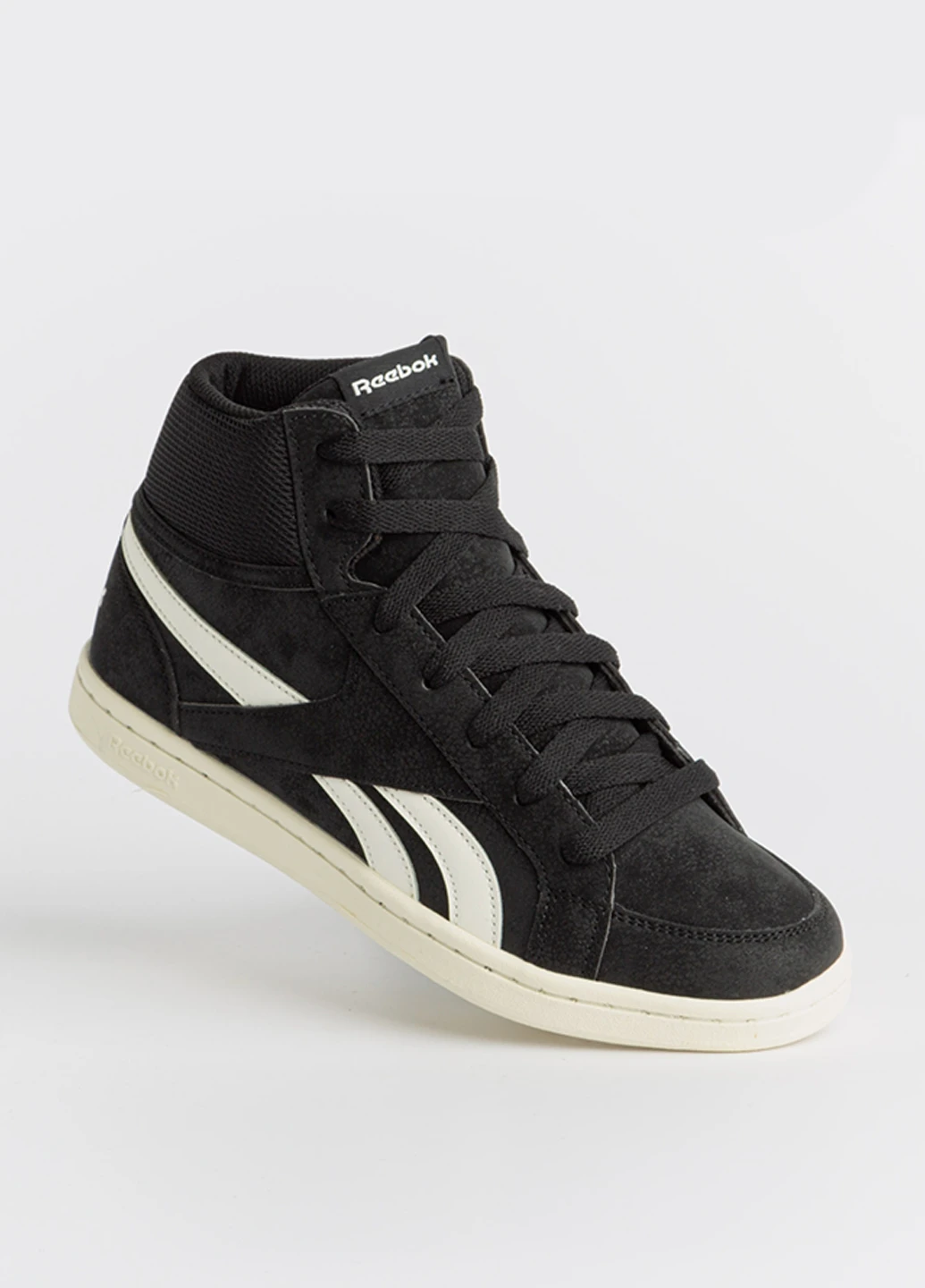 Черно-белые кеды Reebok