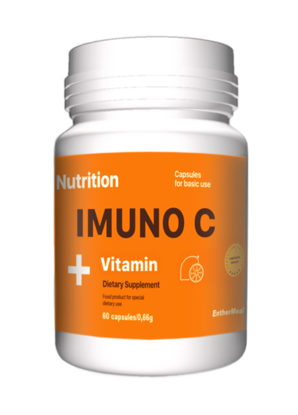 Витамины Imuno C Vitamin 60 капсул EntherMeal (195598943)