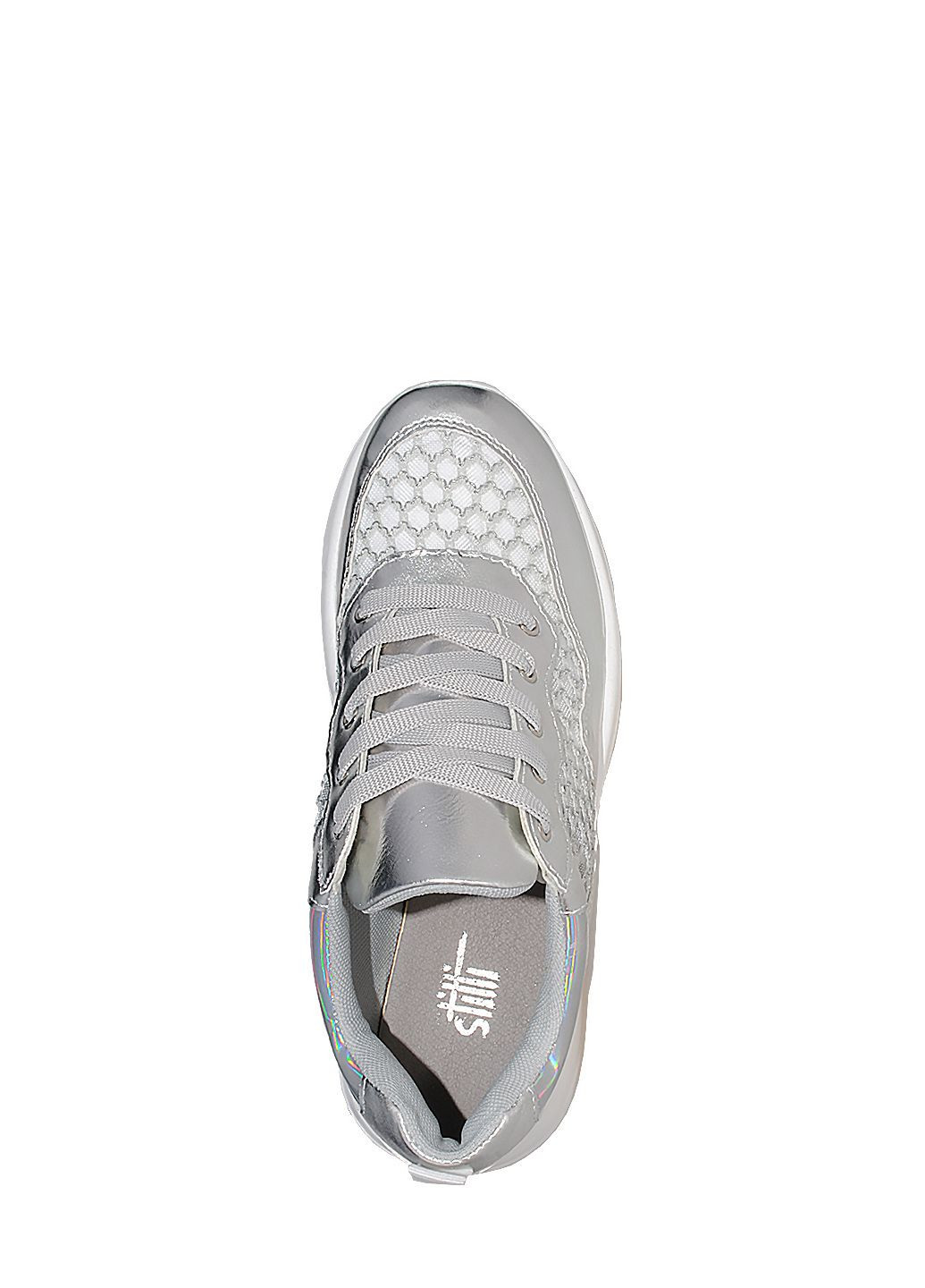 Срібні осінні кросівки 478-8 silver Stilli