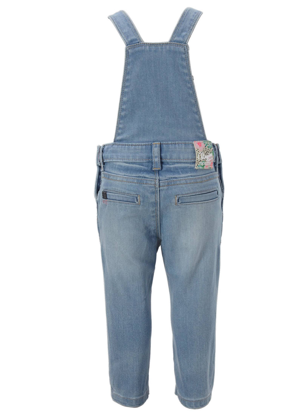 Комбинезон Vingino комбинезон-брюки однотонный голубой джинсовый хлопок