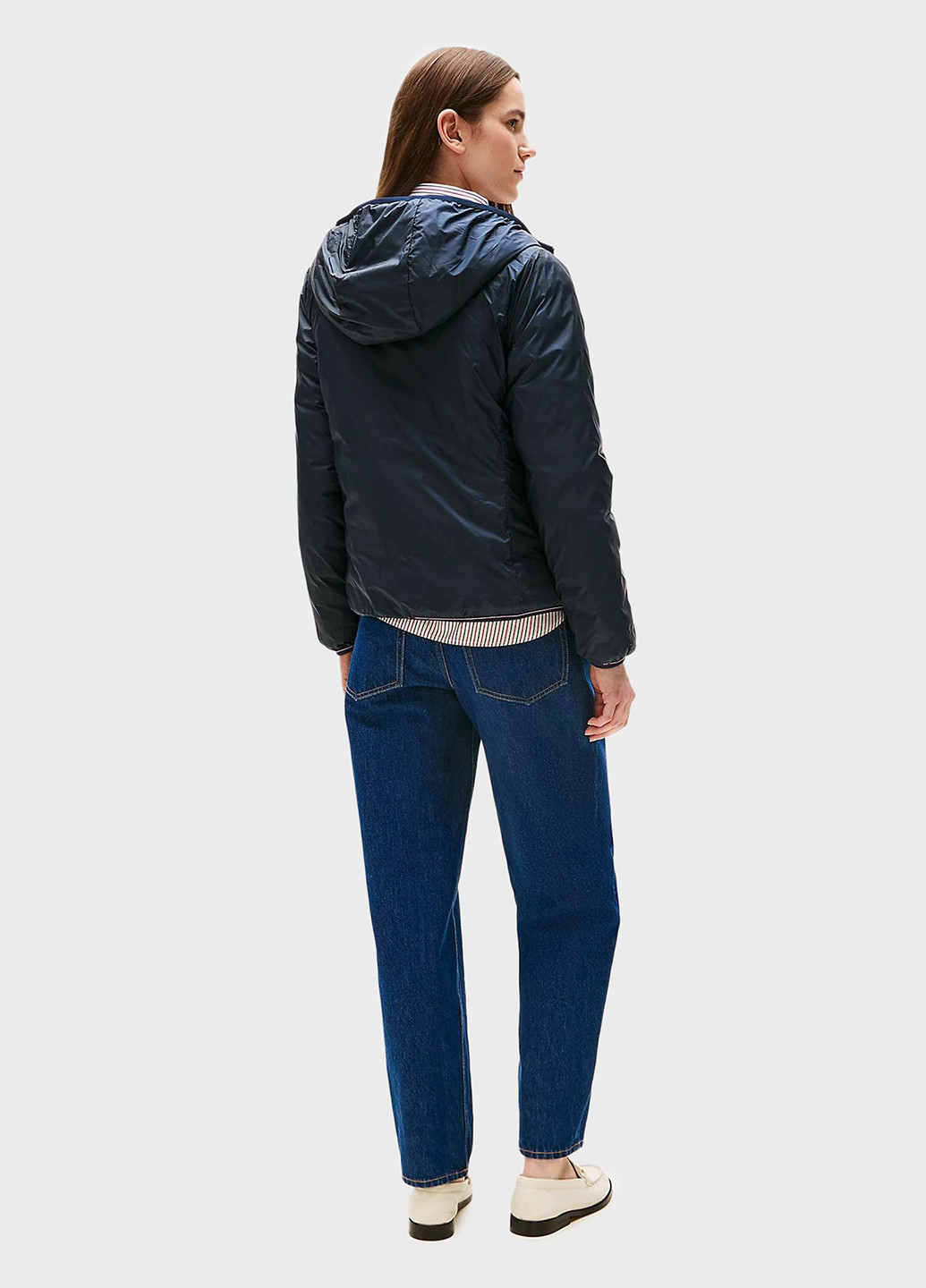 Синяя демисезонная куртка двусторонняя Tommy Hilfiger