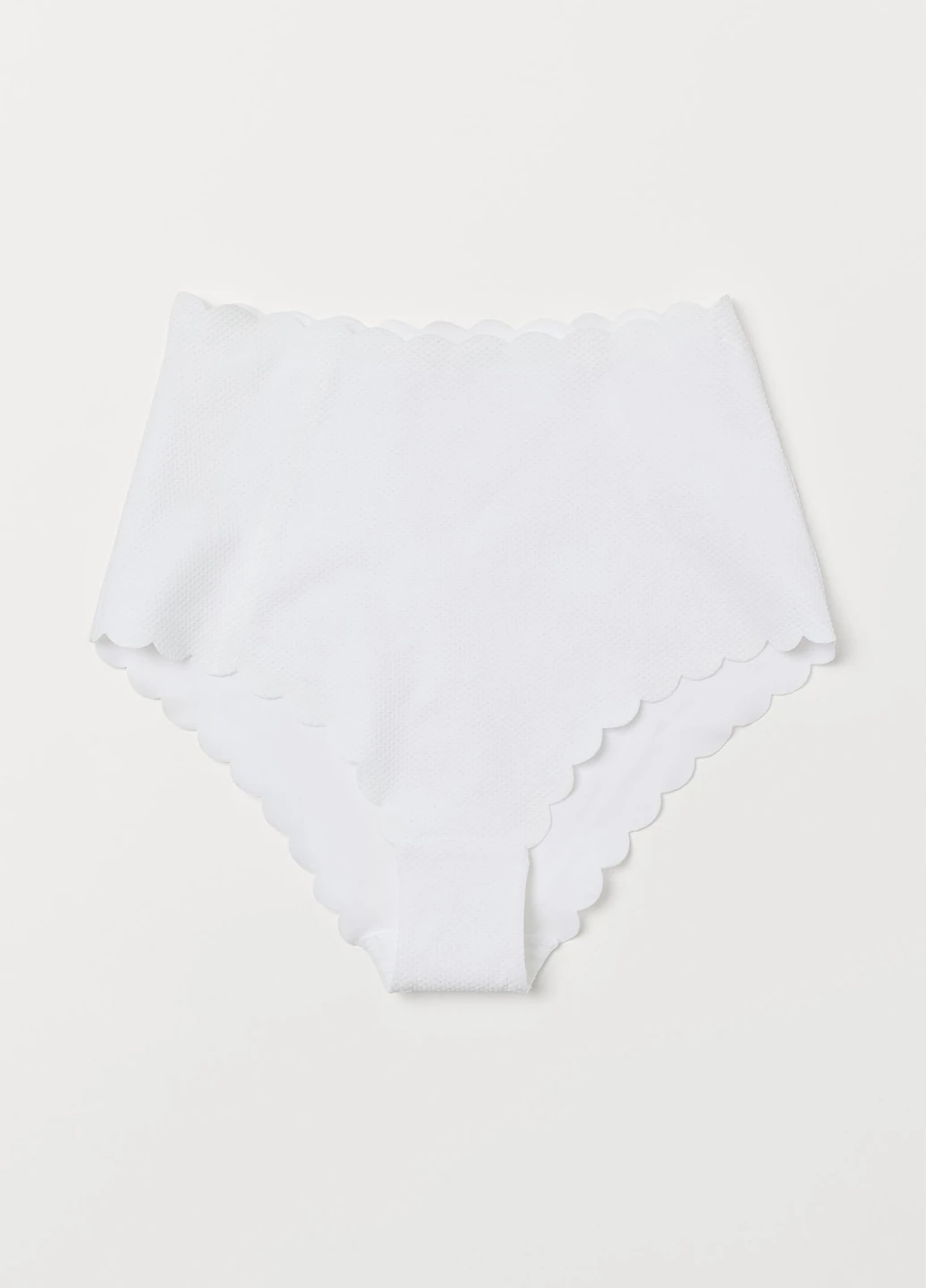 Белые купальные трусики-плавки однотонные H&M
