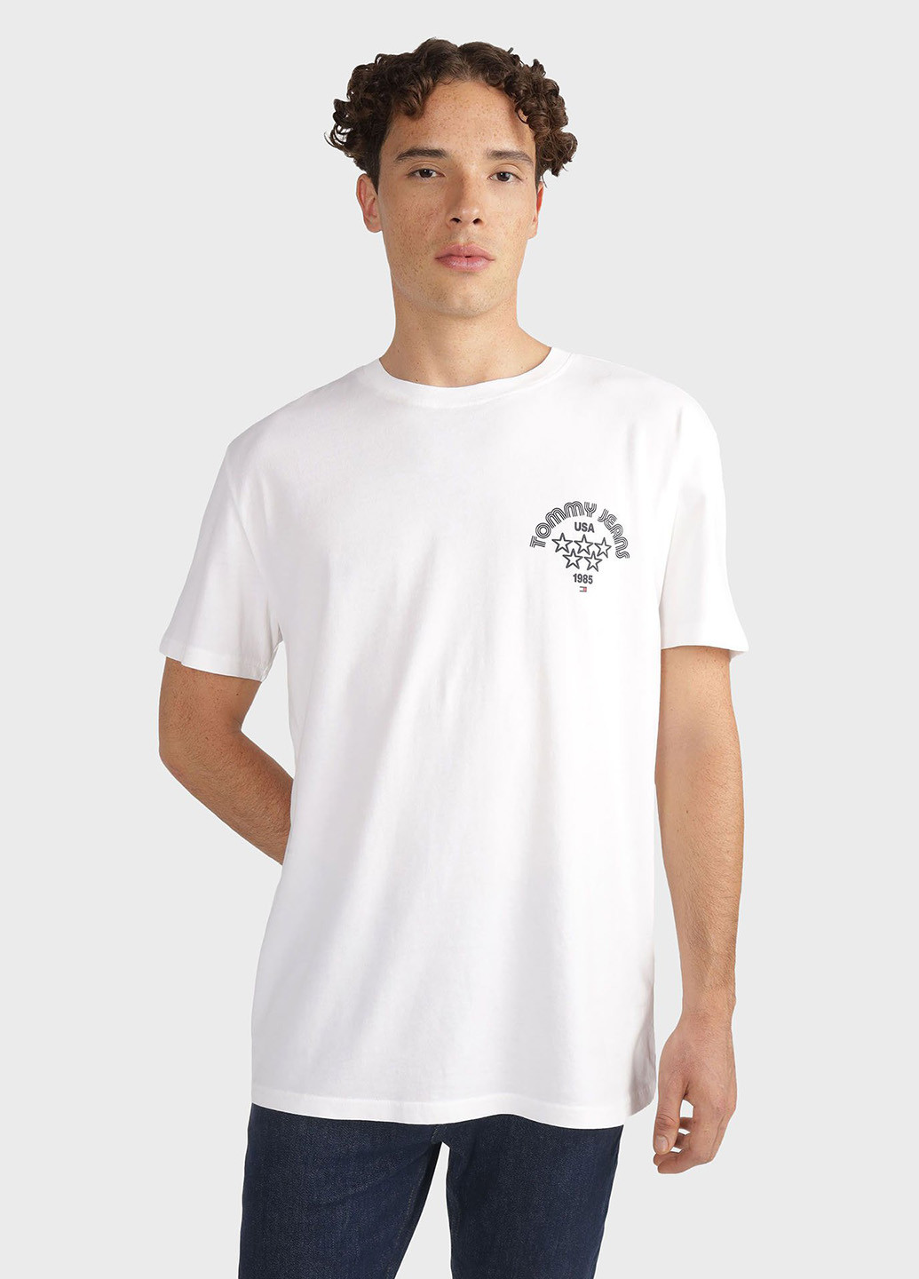 Белая футболка Tommy Jeans