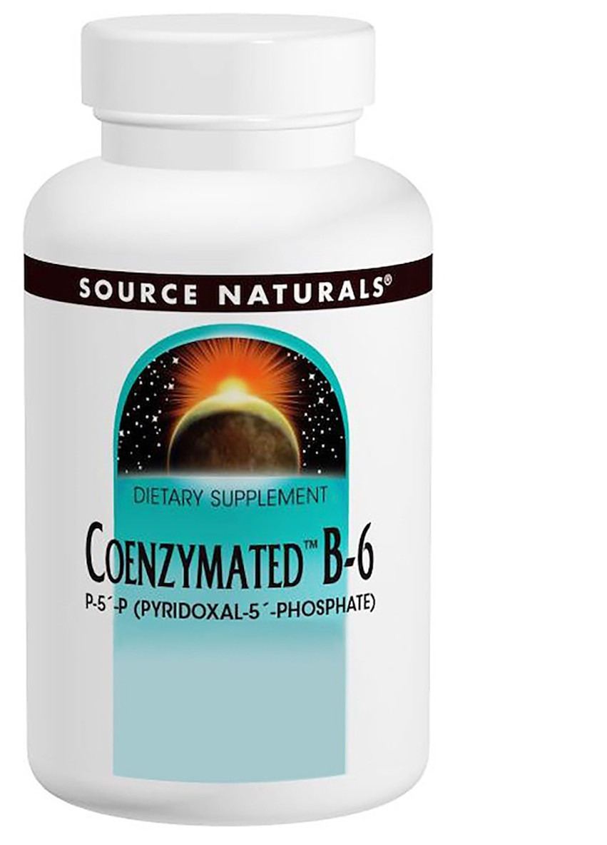 Коензим вітаміну В6 25мг,, 120 таблеток для розсмоктування Source Naturals (228292112)