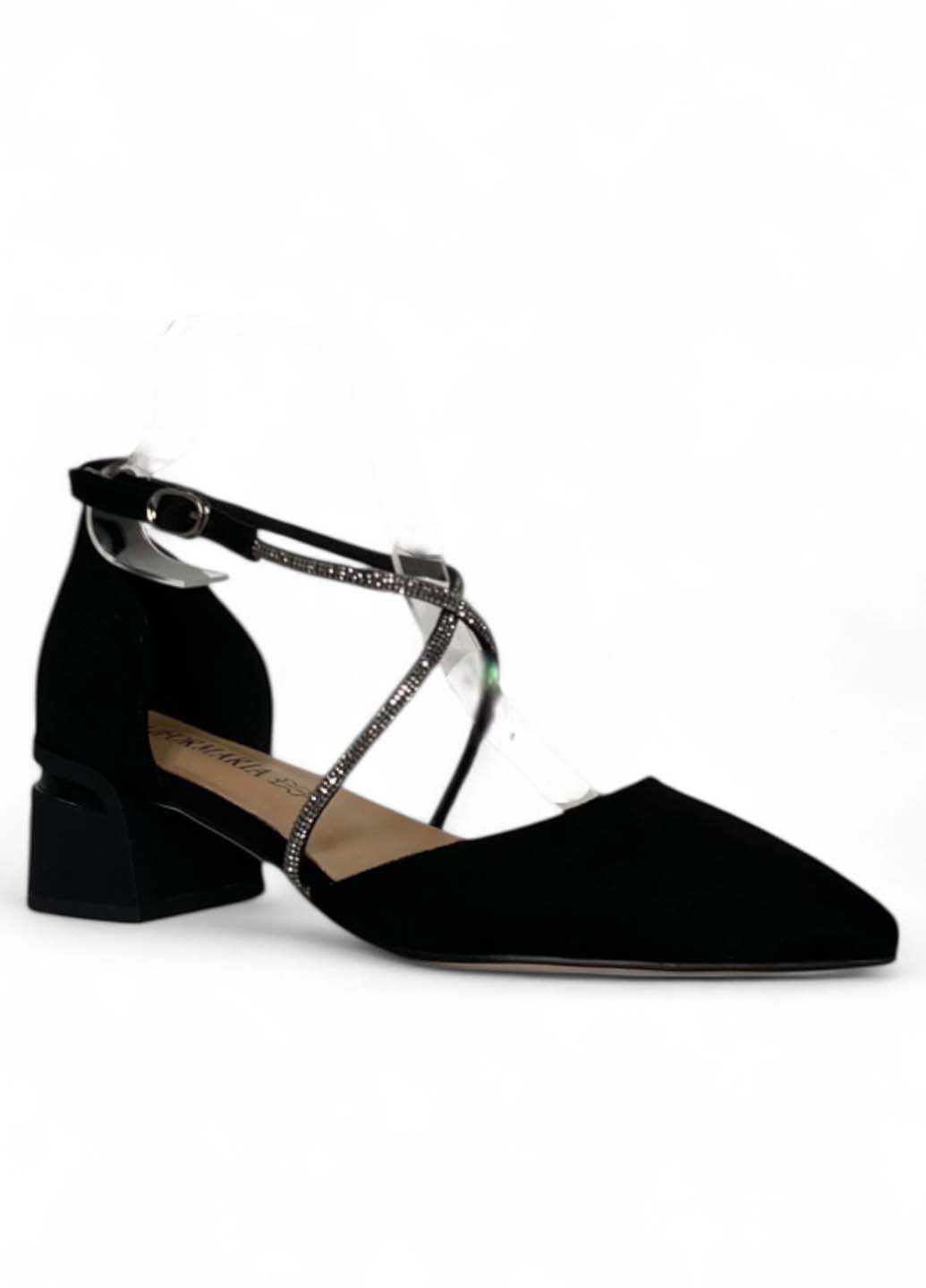 Aiformaria Туфлі т-страп чорний з натуральна замша, китай — літо (333803683)