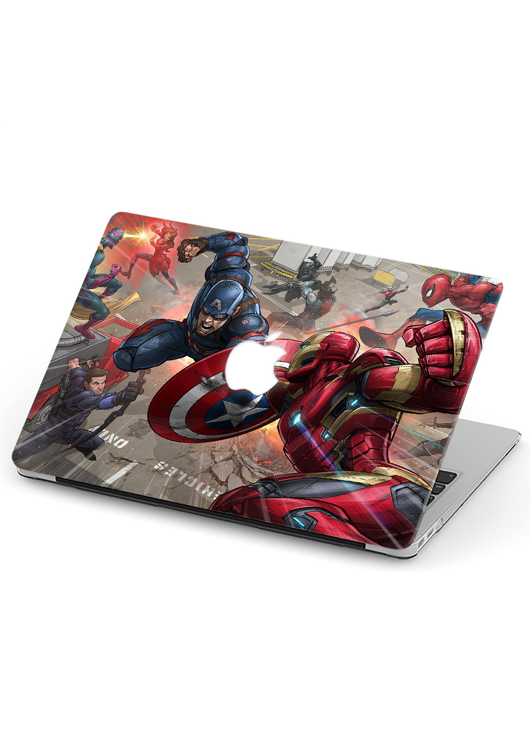 Чехол пластиковый для Apple MacBook Pro 16 A2141 Марвел (Marvel) (9494-1694) MobiPrint (218539138)