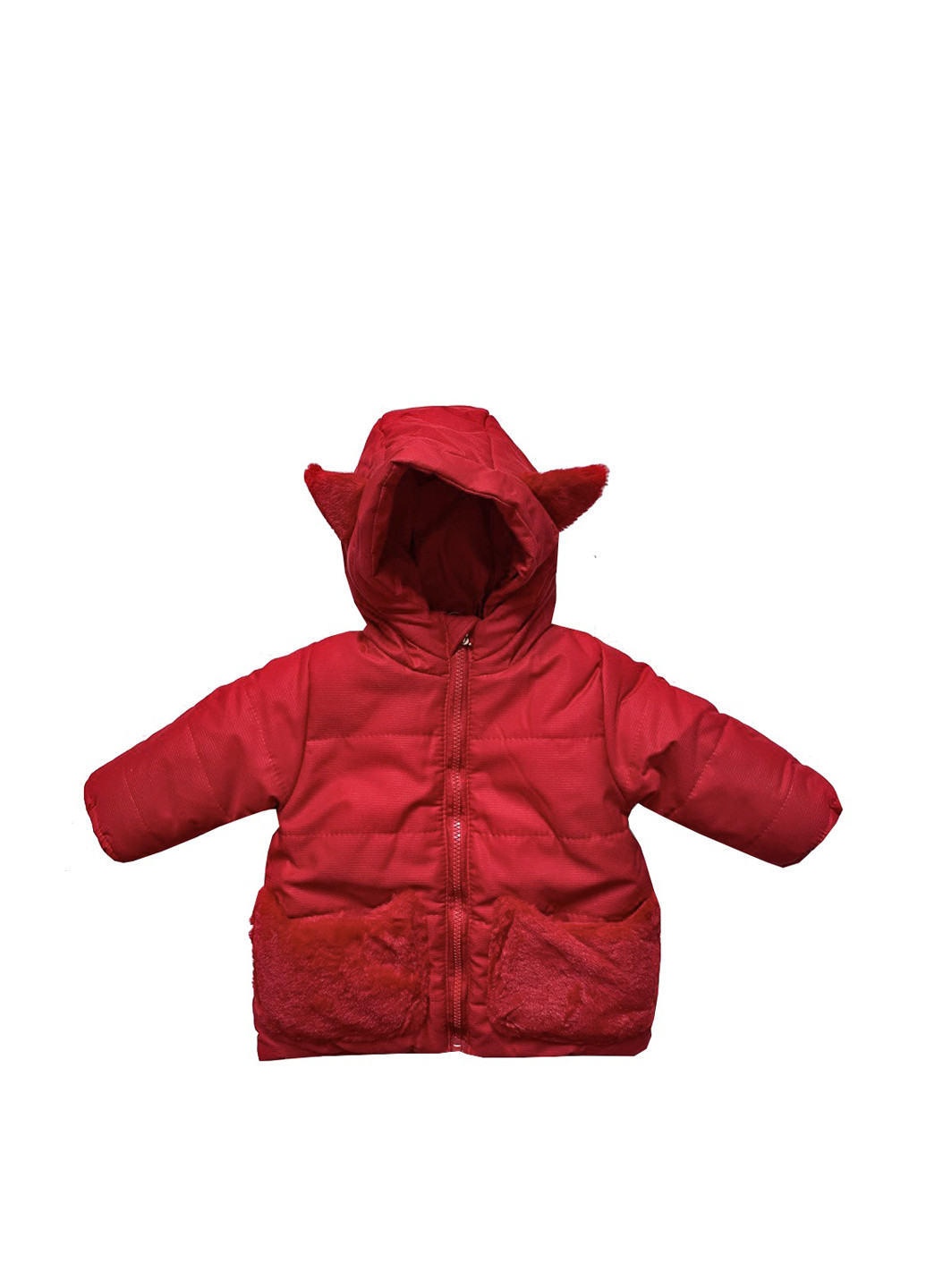 Красная зимняя куртка Одягайко