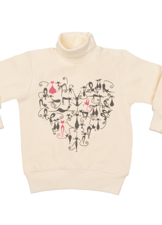 Молочний демісезонний дитячий светр для дівчинки sv-06-18 Габби