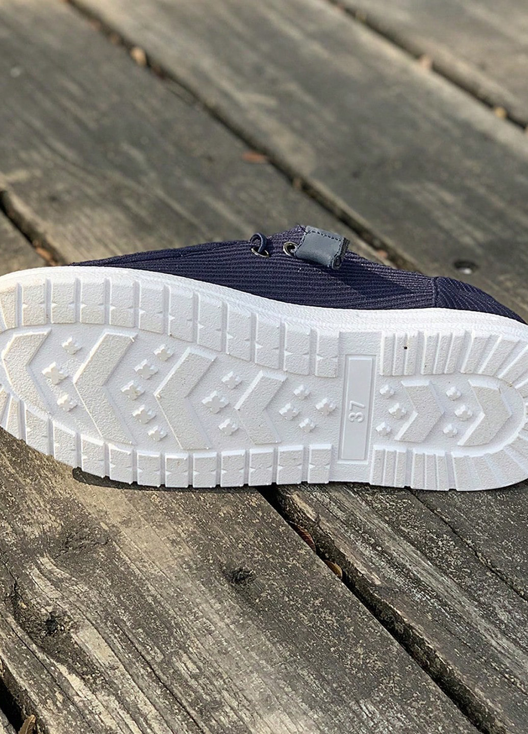 Темно-синие мокасины SHEIN