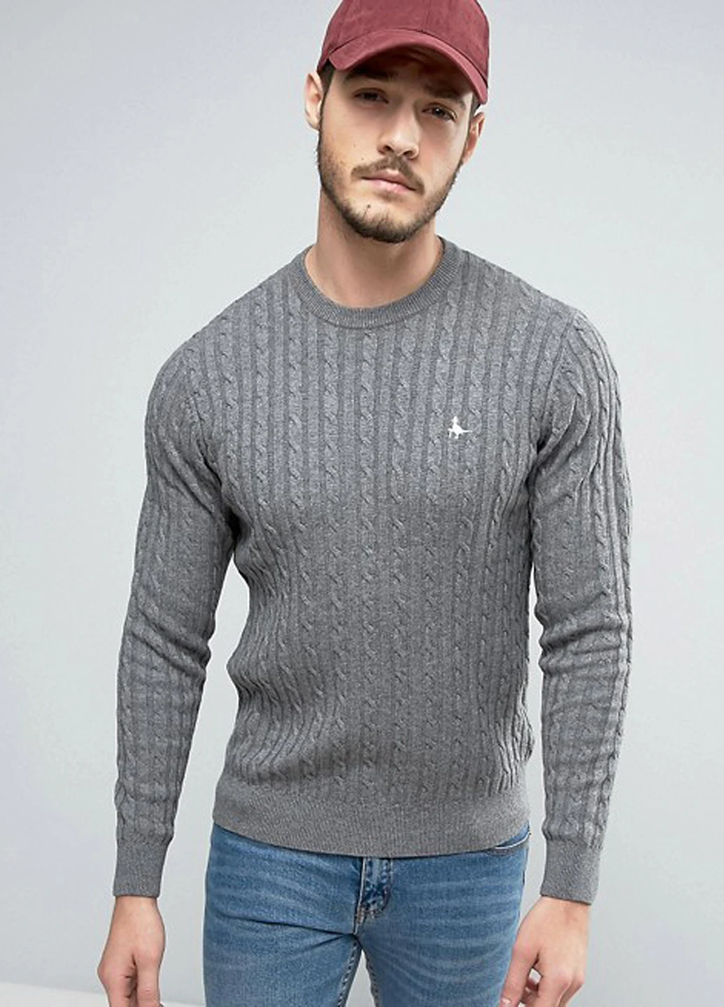 Світло-сірий демісезонний джемпер джемпер Jack Wills