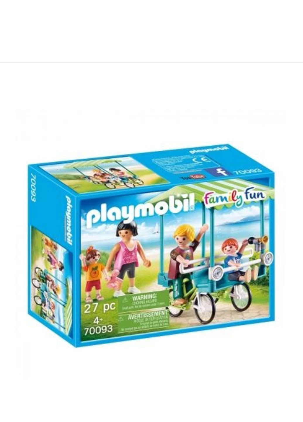 Ігровий набір Сімейний триколісний велосипед, 27 ел. Playmobil (291859228)