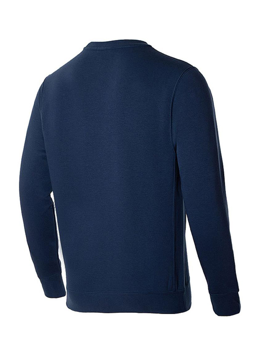 Синій світшот bv2662-410 Nike однотонний вишивка (321974923)