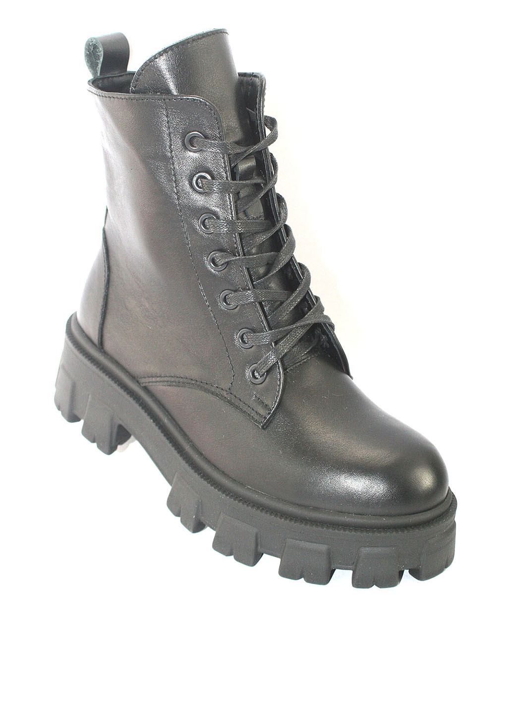 Зимние ботинки тимберленды Mila на тракторной подошве