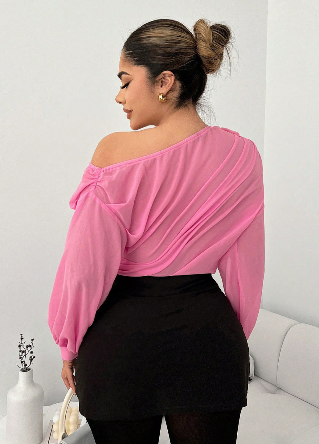 Рожева блуза SHEIN