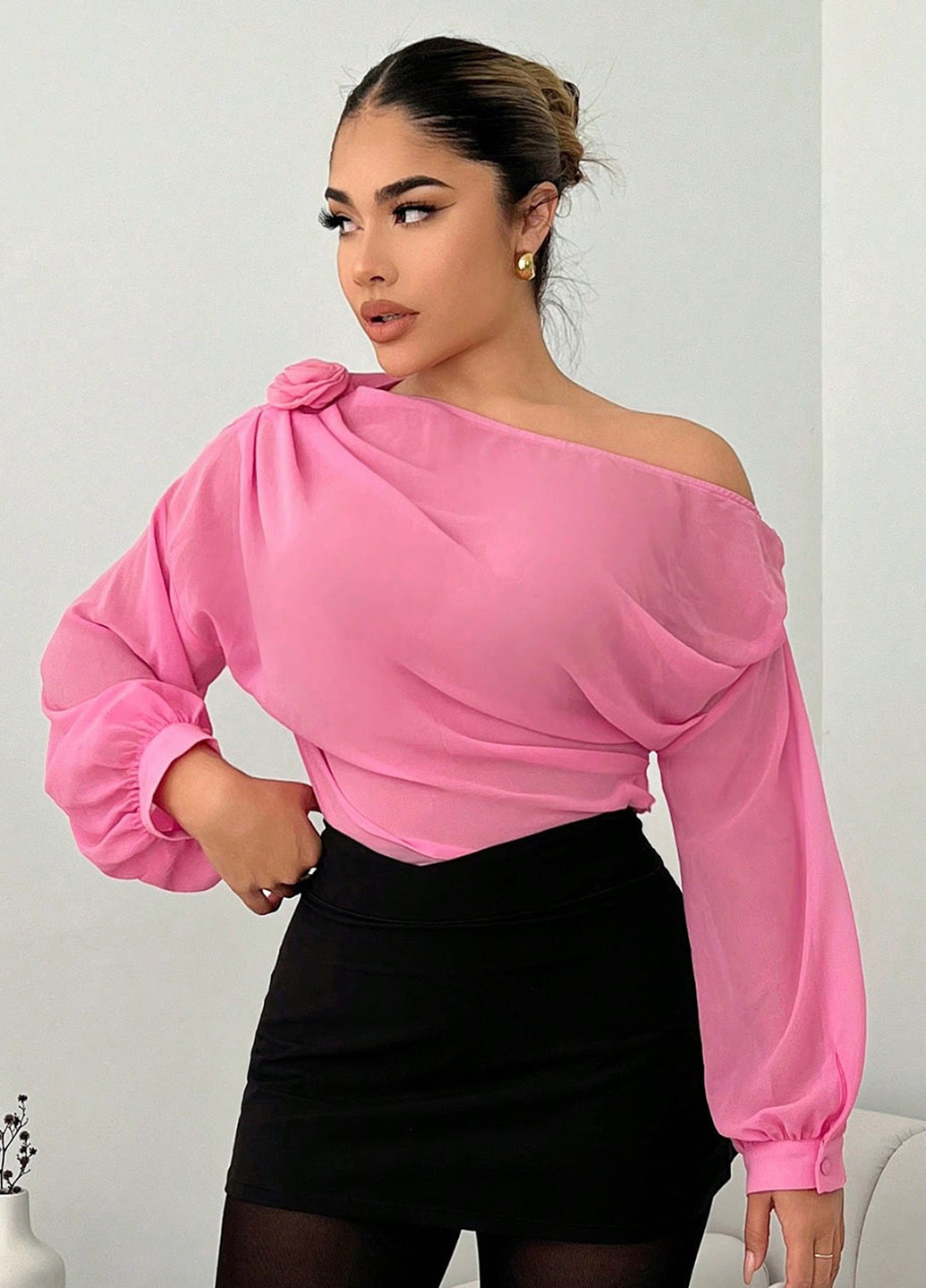 Рожева блуза SHEIN