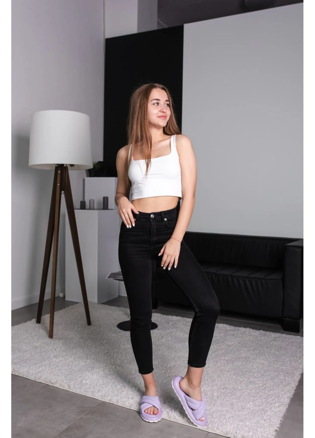 Фиолетовые шлепанцы женские oliver 3595 Fashion