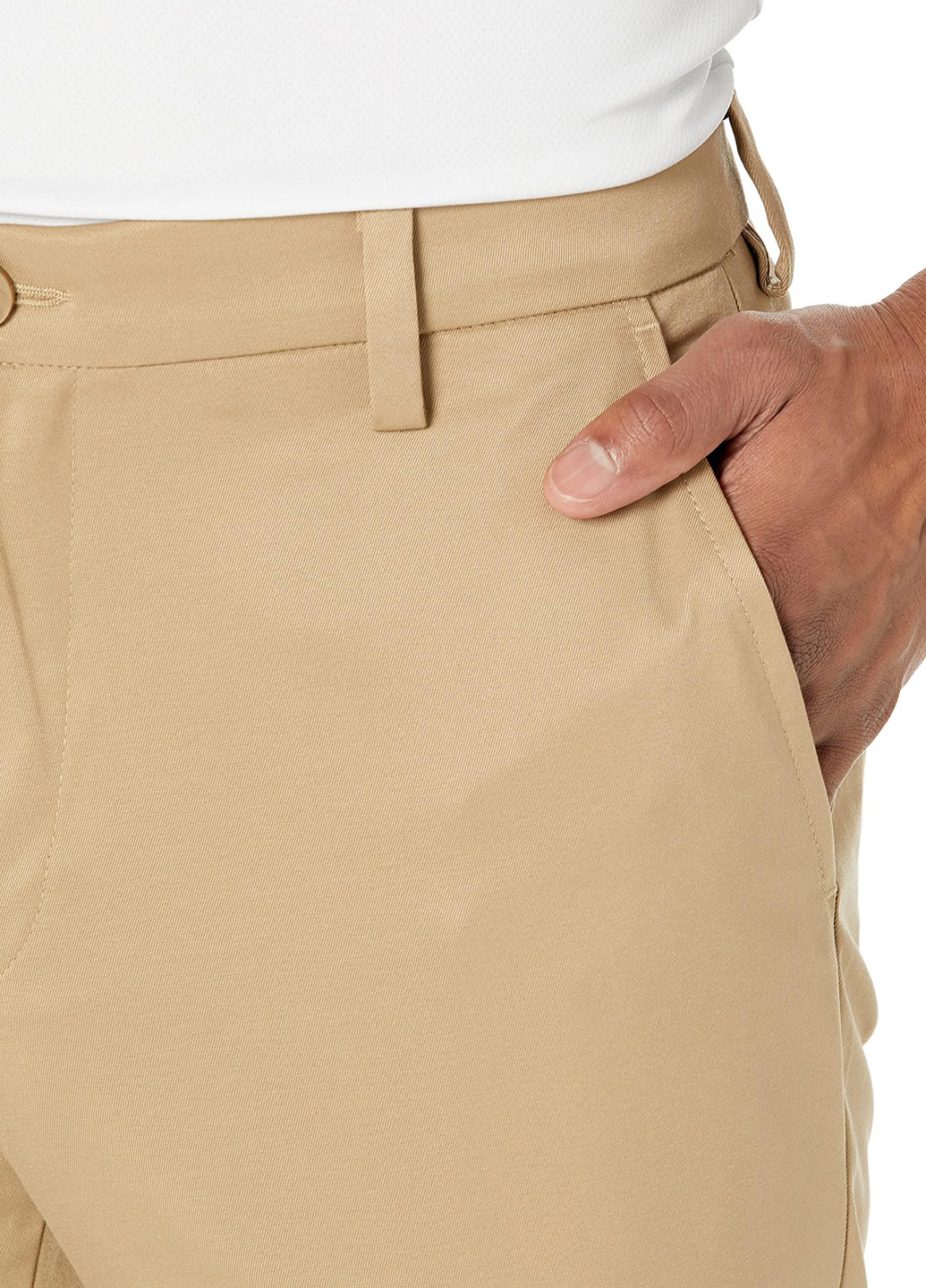 Хаки кэжуал демисезонные прямые брюки Amazon Essentials