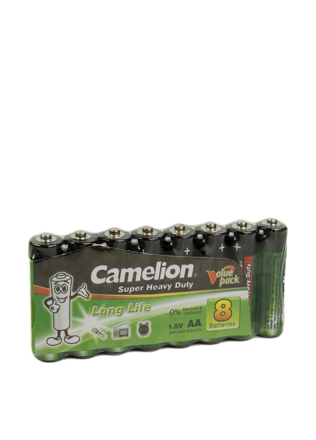 Батарейки АА (8 шт.), 1,5V Camelion комбинированные