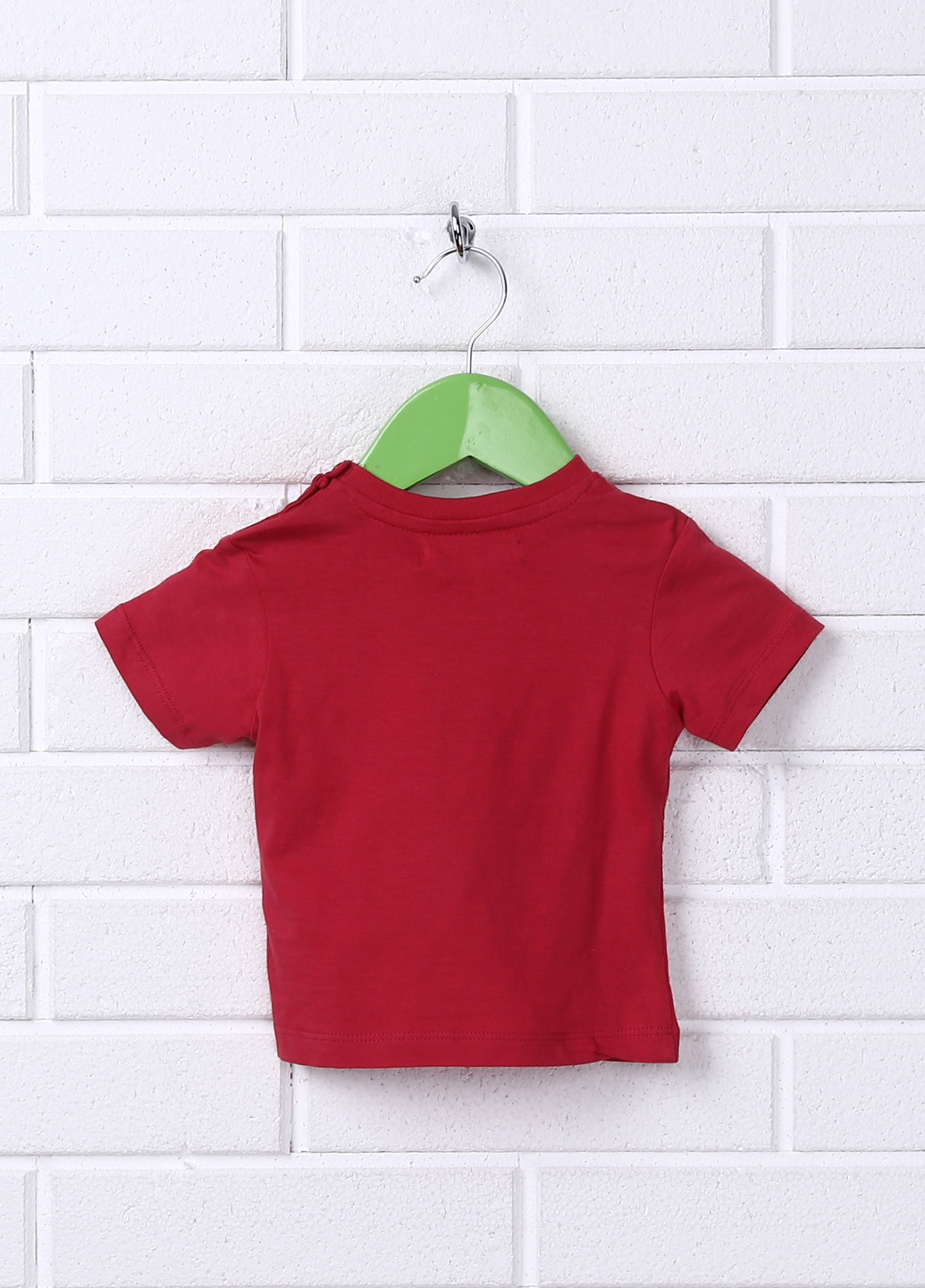 Красная летняя футболка с коротким рукавом New Born