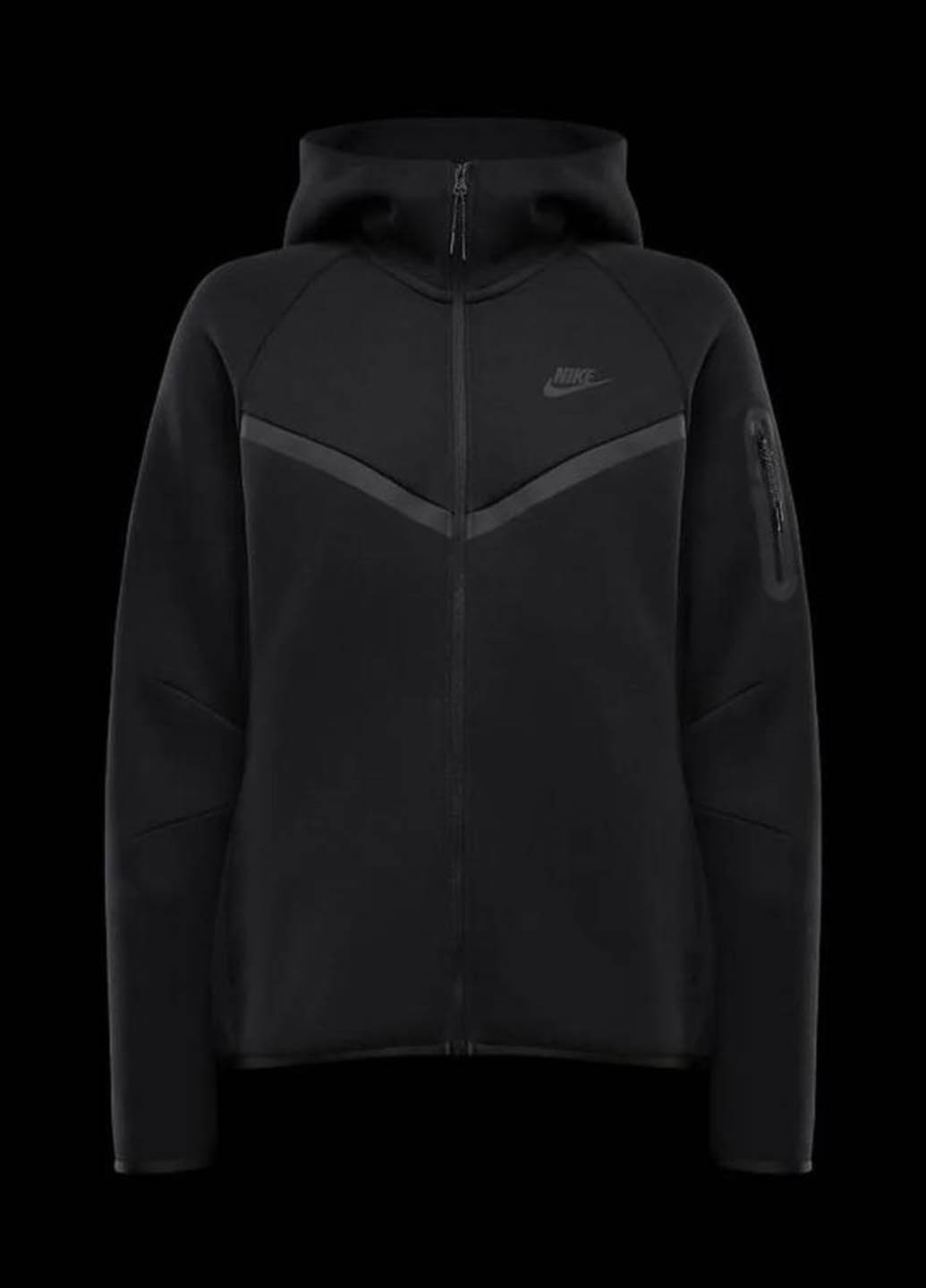 Кофта HV6747-010 Nike W NSW TCH FLC WR FZ HDY 2 (365688238)