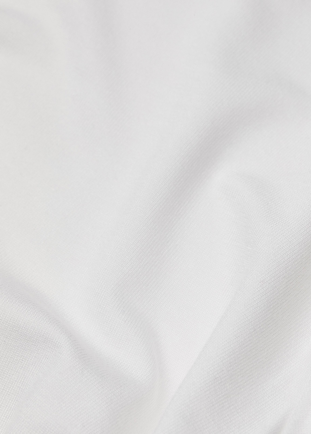 Водолазка H&M однотонный белый кэжуал вискоза, трикотаж
