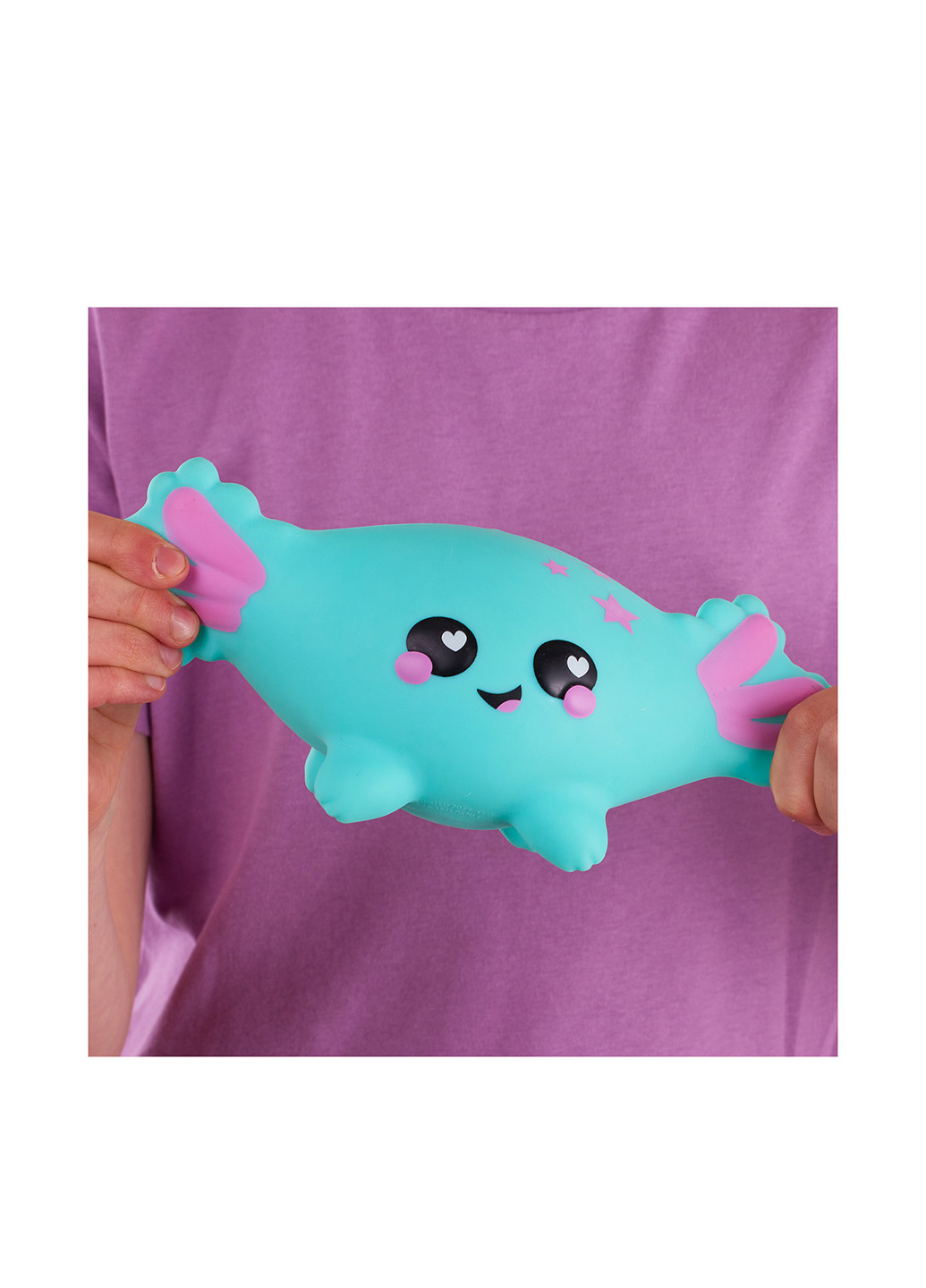 Антистресс игрушка серии Luvzees Аксолотль Нудл, 11,5 см Smooshzees (303498564)