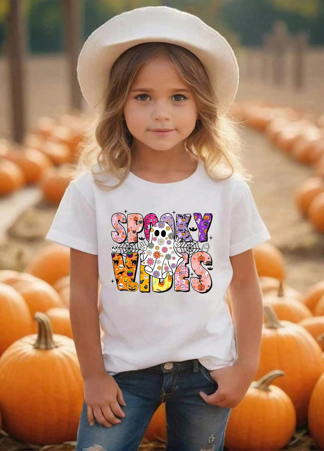 Біла літня футболка SHEIN