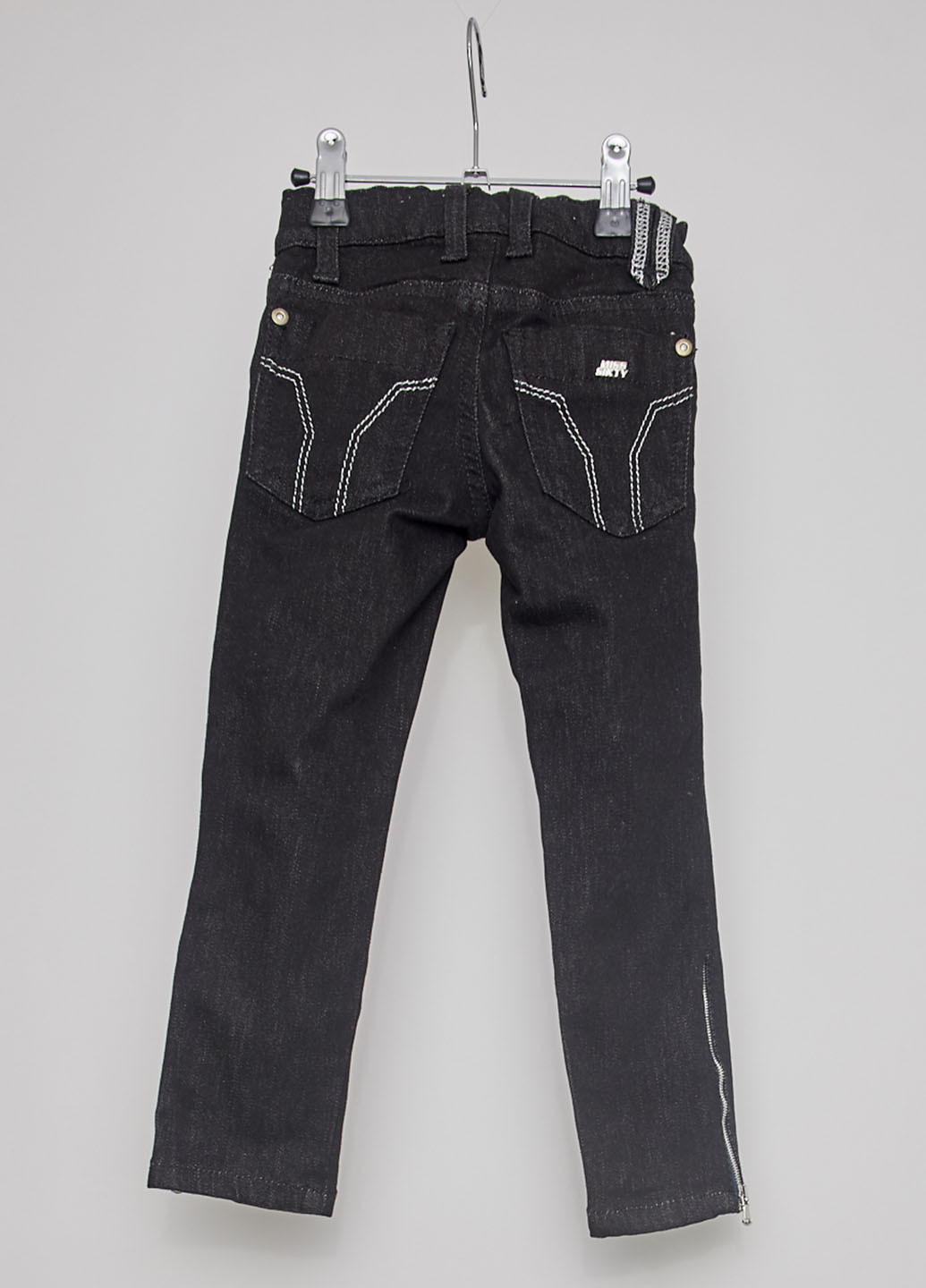 Черные демисезонные со средней талией джинсы Miss Sixty