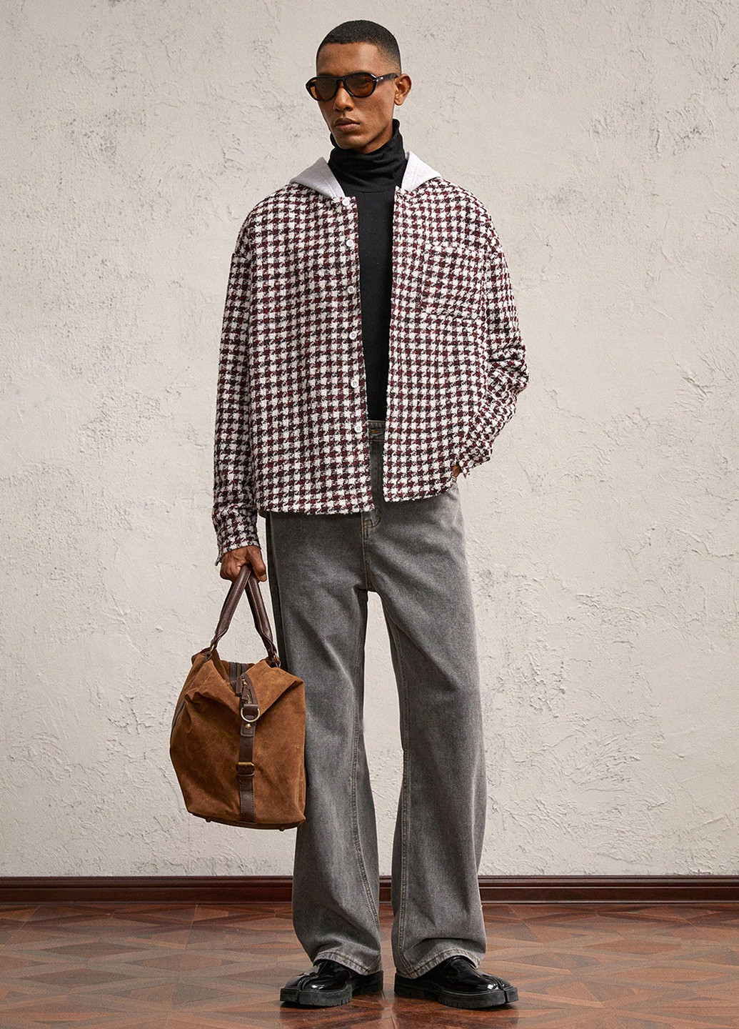 Бомбер SHEIN на гудзиках (364846590)