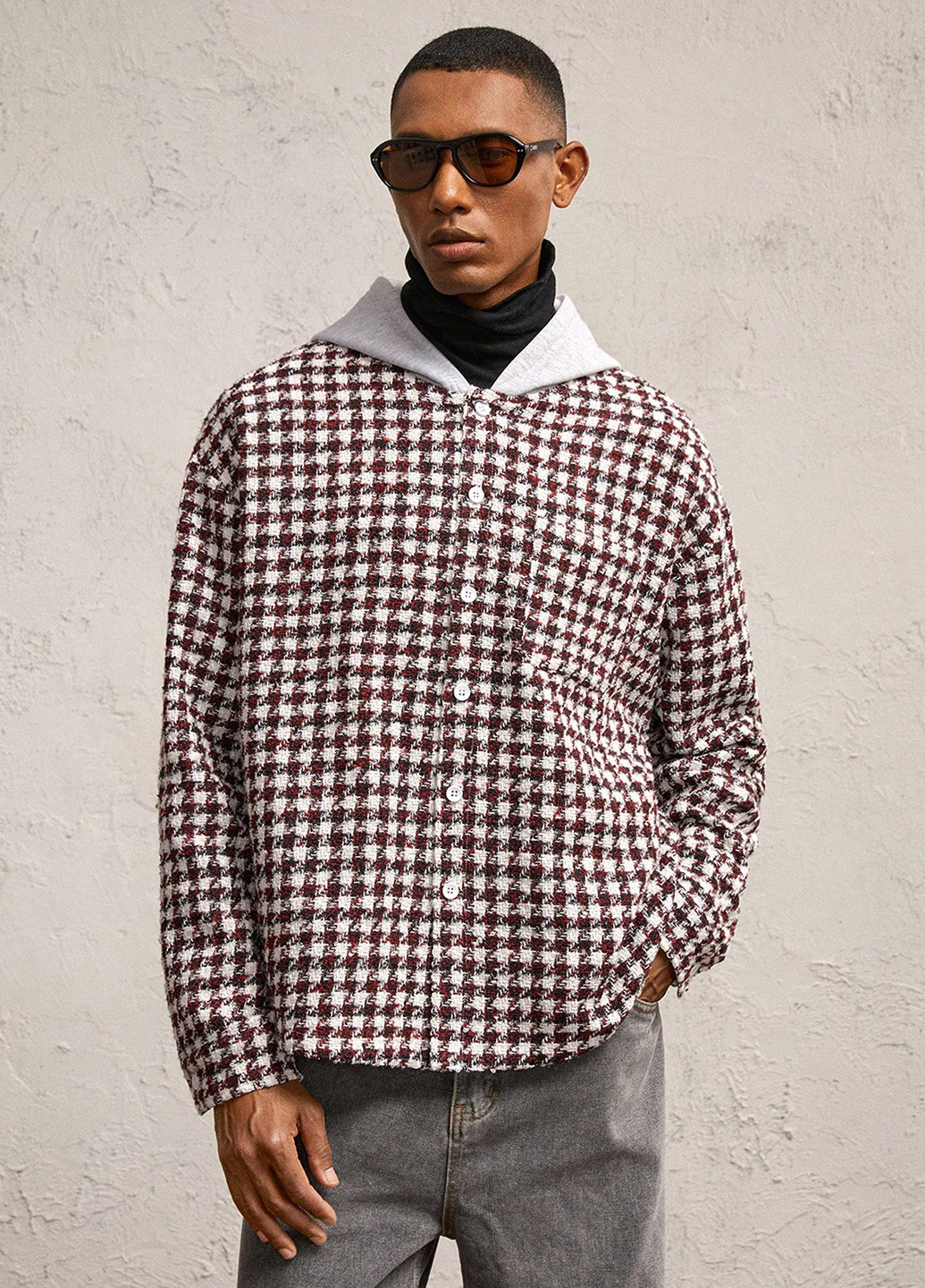 Бомбер SHEIN на гудзиках (364846590)