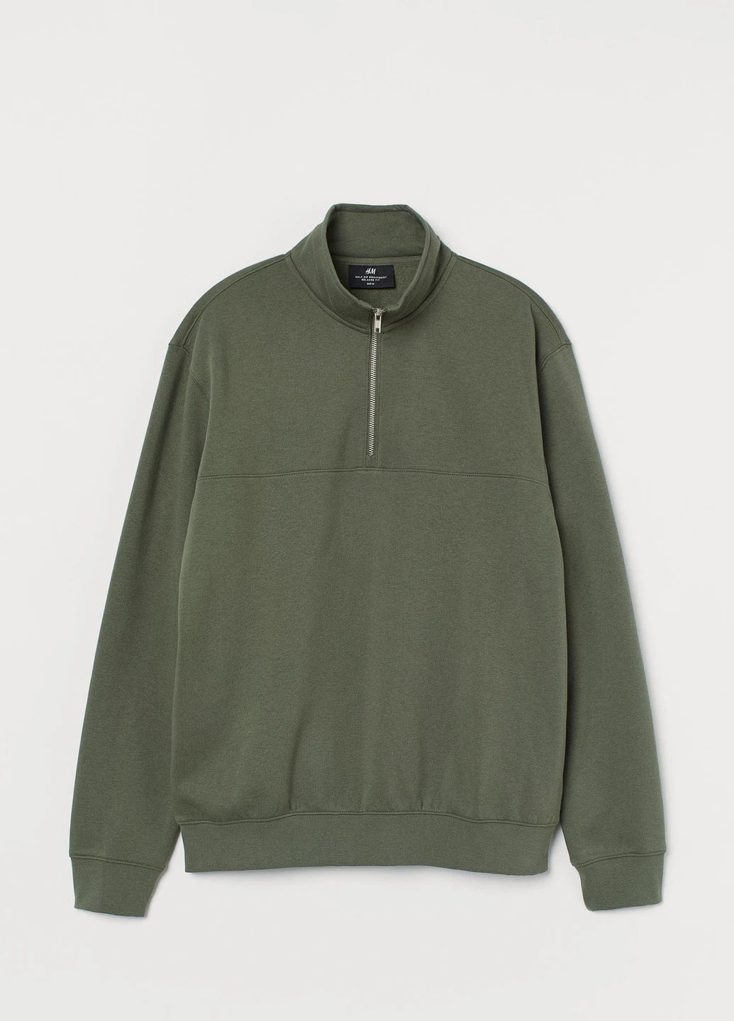 Хакі світшот фліс,хакі, H&M (254769960)