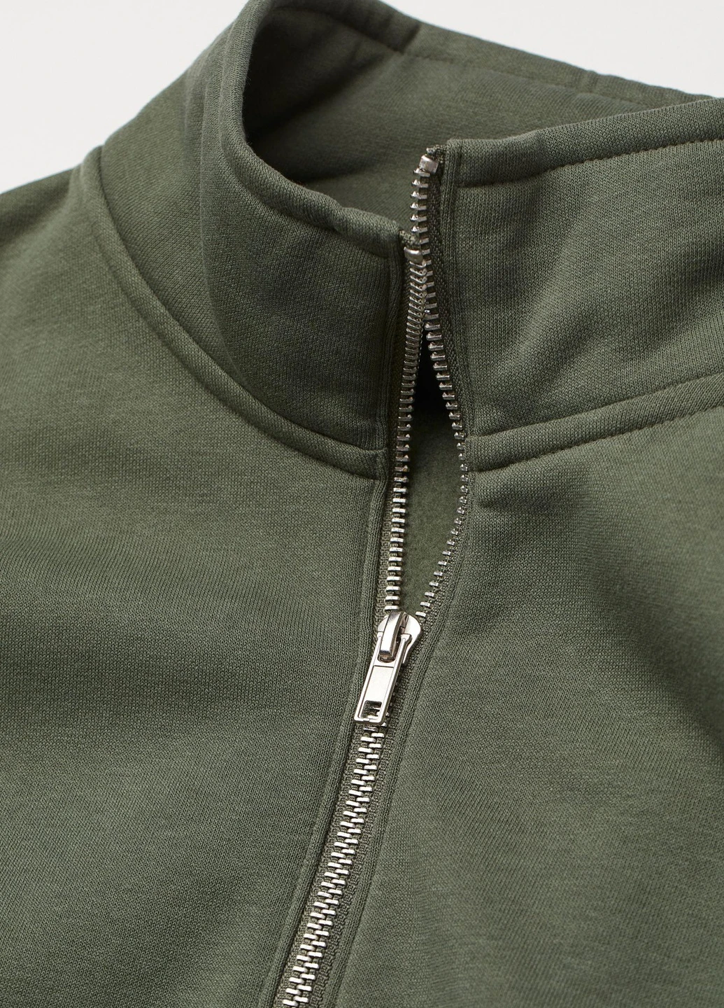 Хакі світшот фліс,хакі, H&M (254769960)