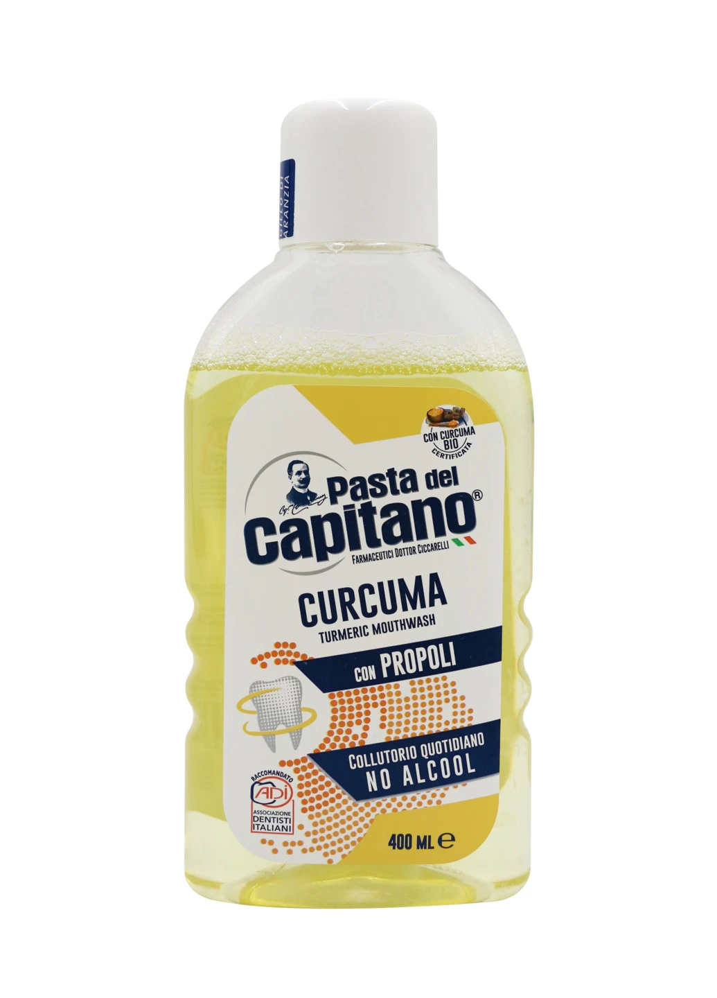 Ополаскиватель полости рта Curcuma e Propoli 400 мл Pasta del Capitano (253074031)