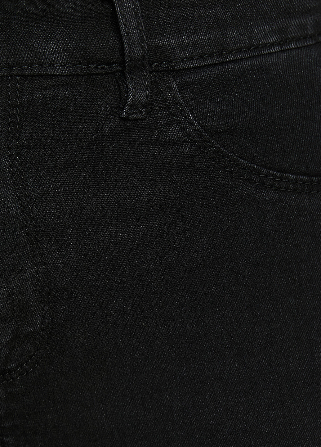 Черные демисезонные зауженные, скинни джинсы KOTON