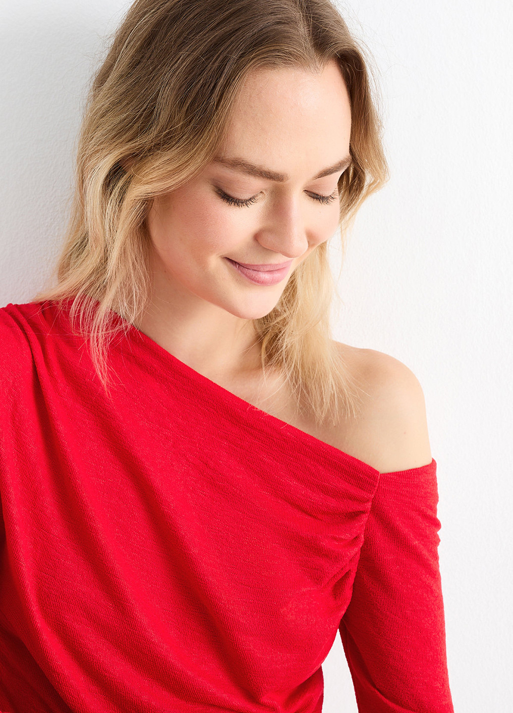 Красная блуза C&A