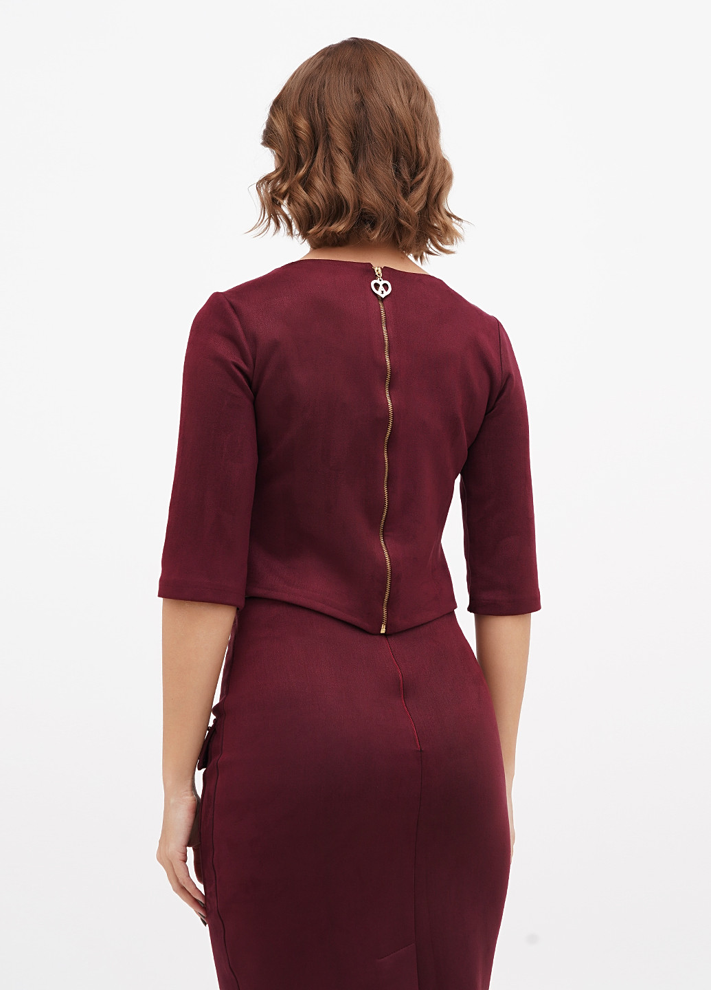 Бордова блуза Sassofono