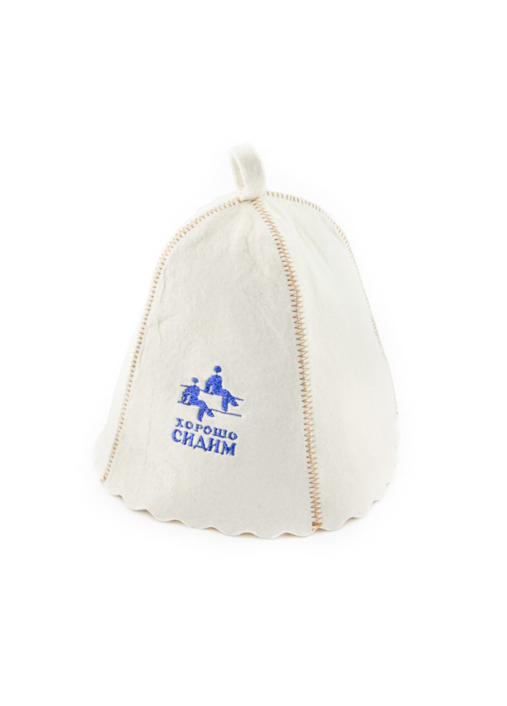 Банная шапка "Хорошо сидим" Luxyart (189142709)