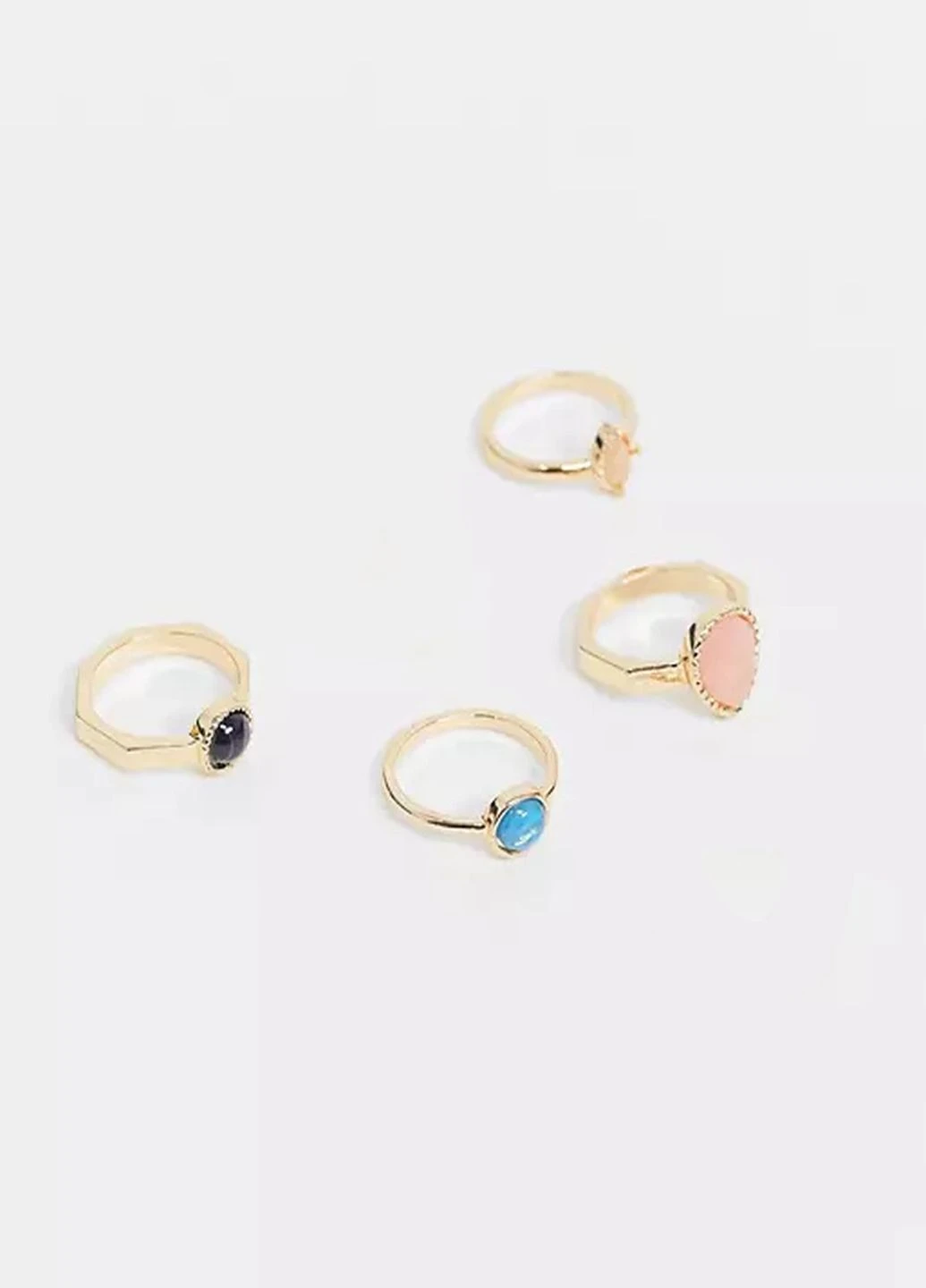 Комплект колец 4шт Asos (251130974)