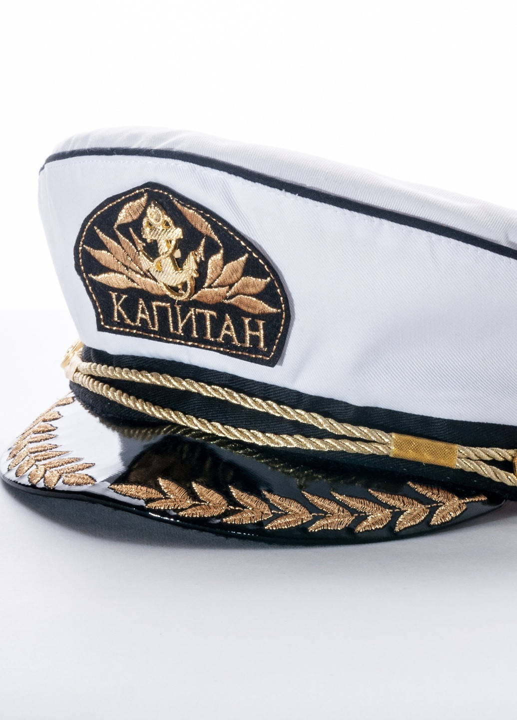Морской головной убор с козырьком с надписью "Капитан" Добрий Одесит (227750566)