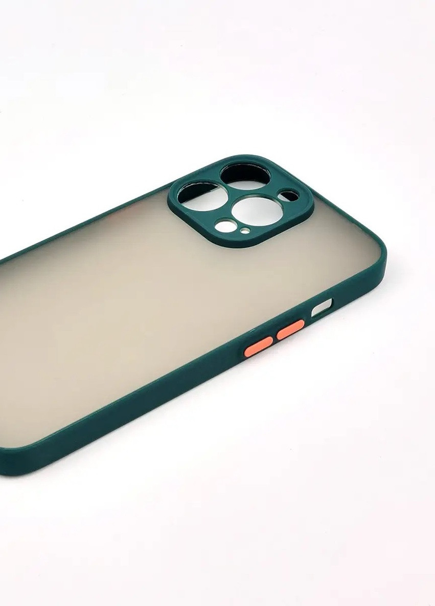 Силіконовий Чохол Накладка Avenger Totu Series Separate Camera iPhone 14 Pro Dark Green No Brand (254916511)