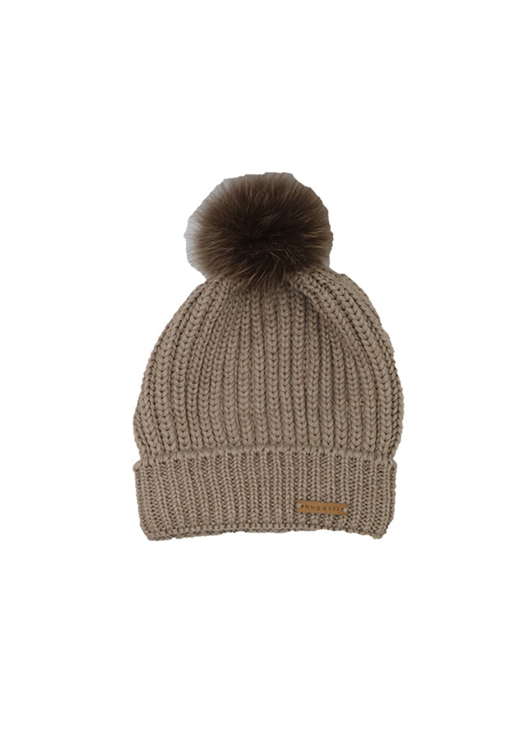 Комплект шапка + шарф Бежевый Bugatti (253586275)