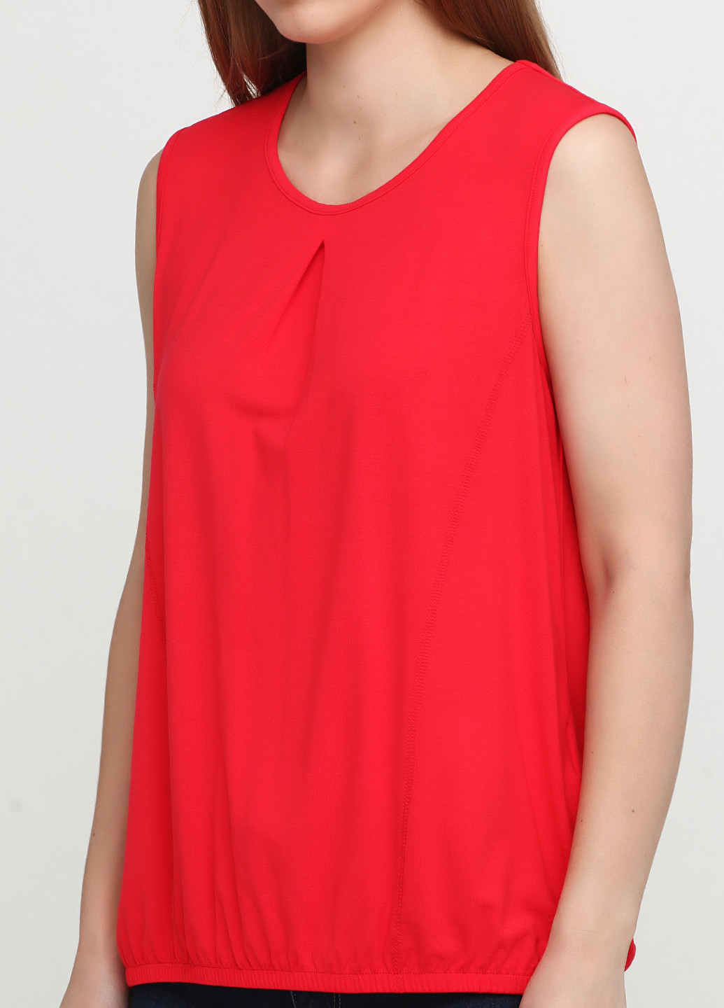 Красная летняя блуза BRANDTEX CLASSIC