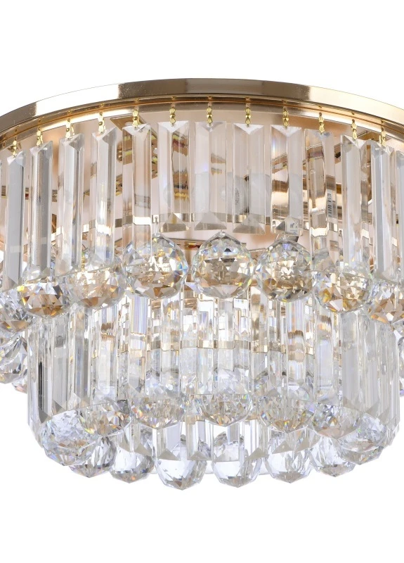 Люстра потолочная торт с подсветкой большая BCL-611C/3*E14+9*3W LED Brille (253886400)