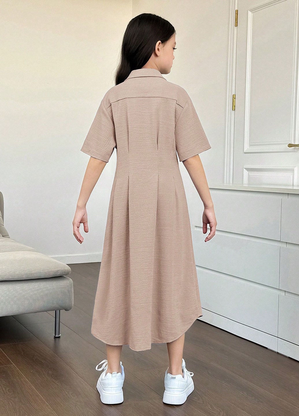 Бежева сукня SHEIN (316481439)