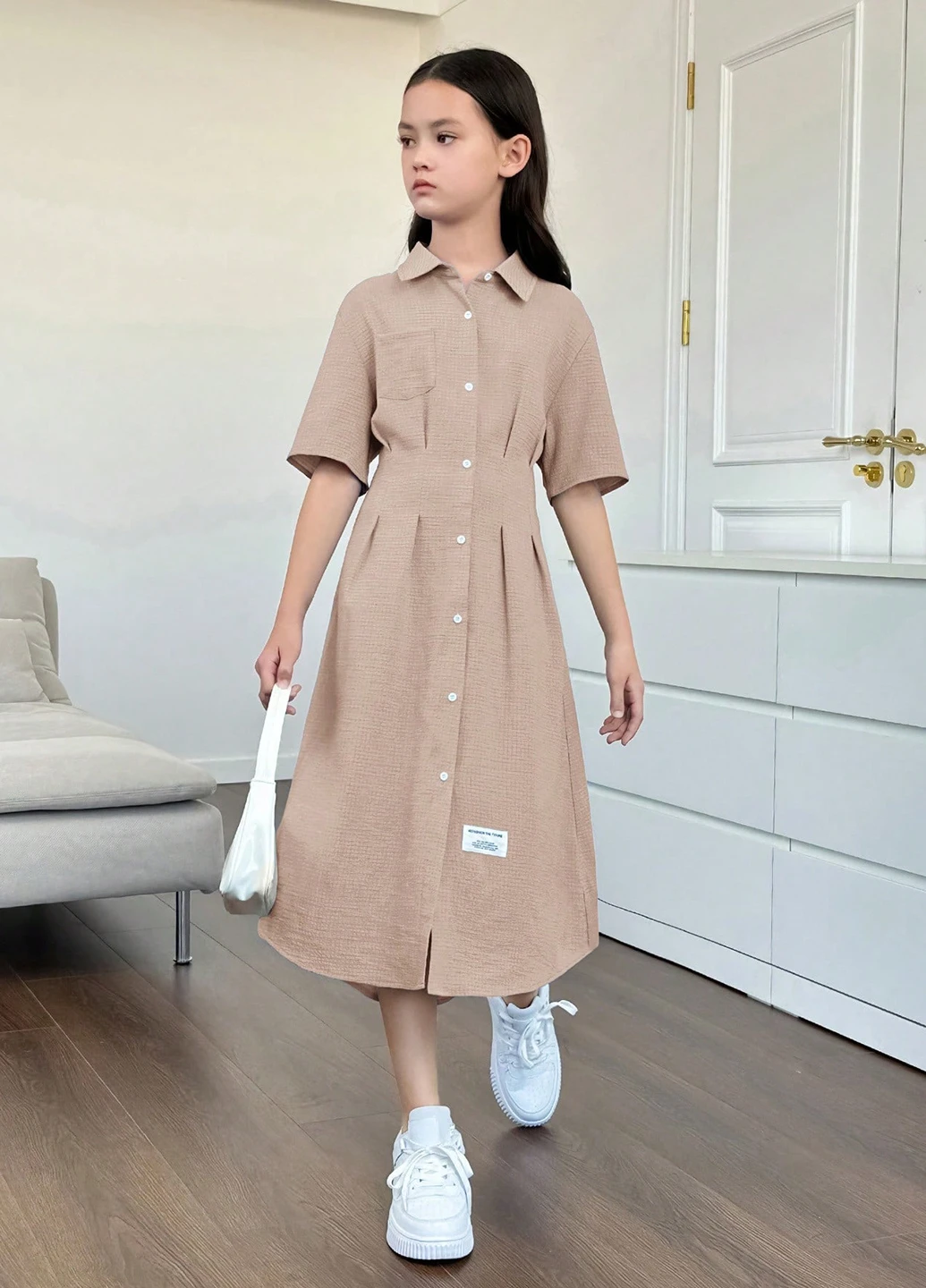 Бежева сукня SHEIN (316481439)