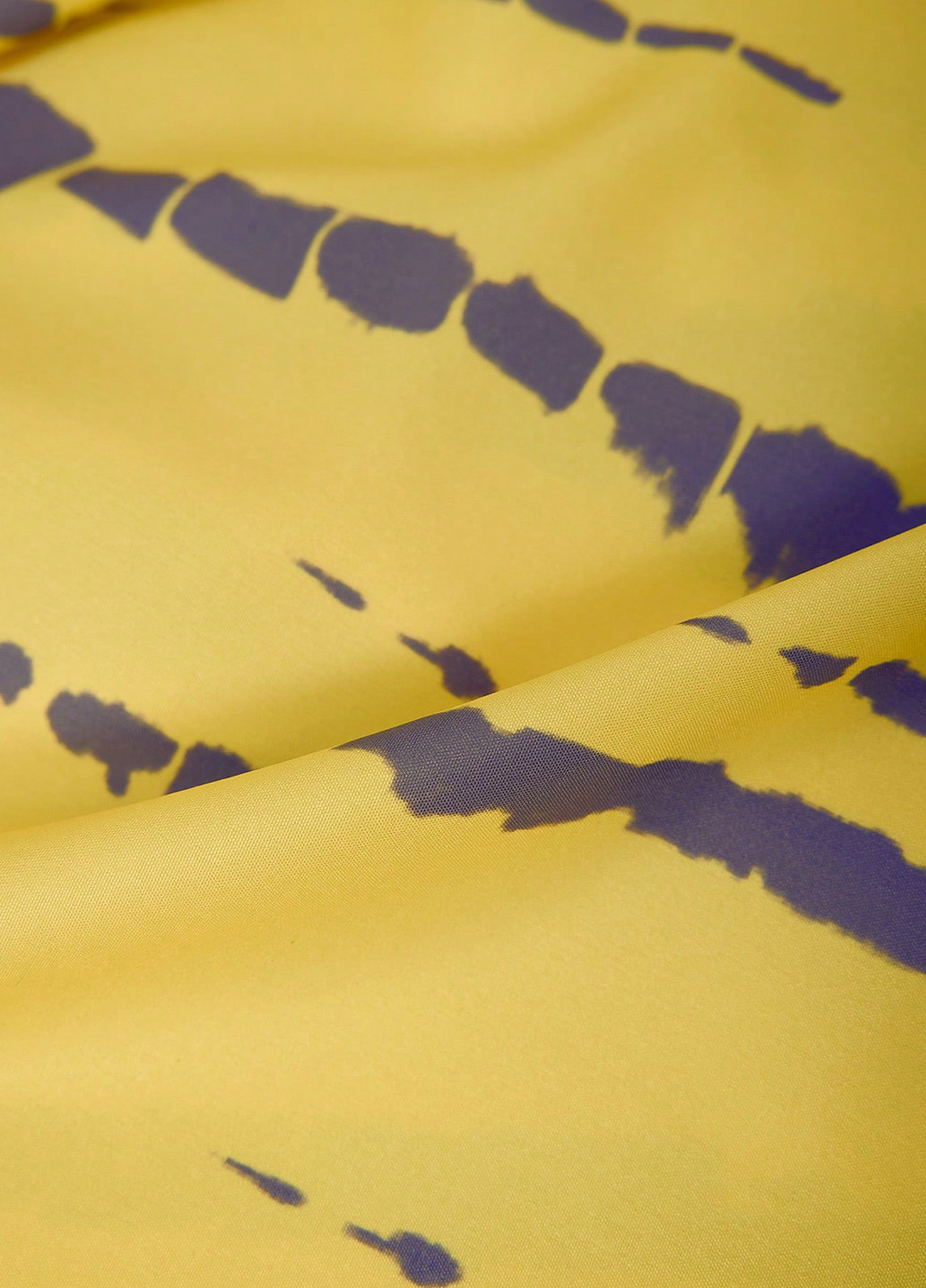 Желтое кэжуал платье платье-майка SHEIN с абстрактным узором