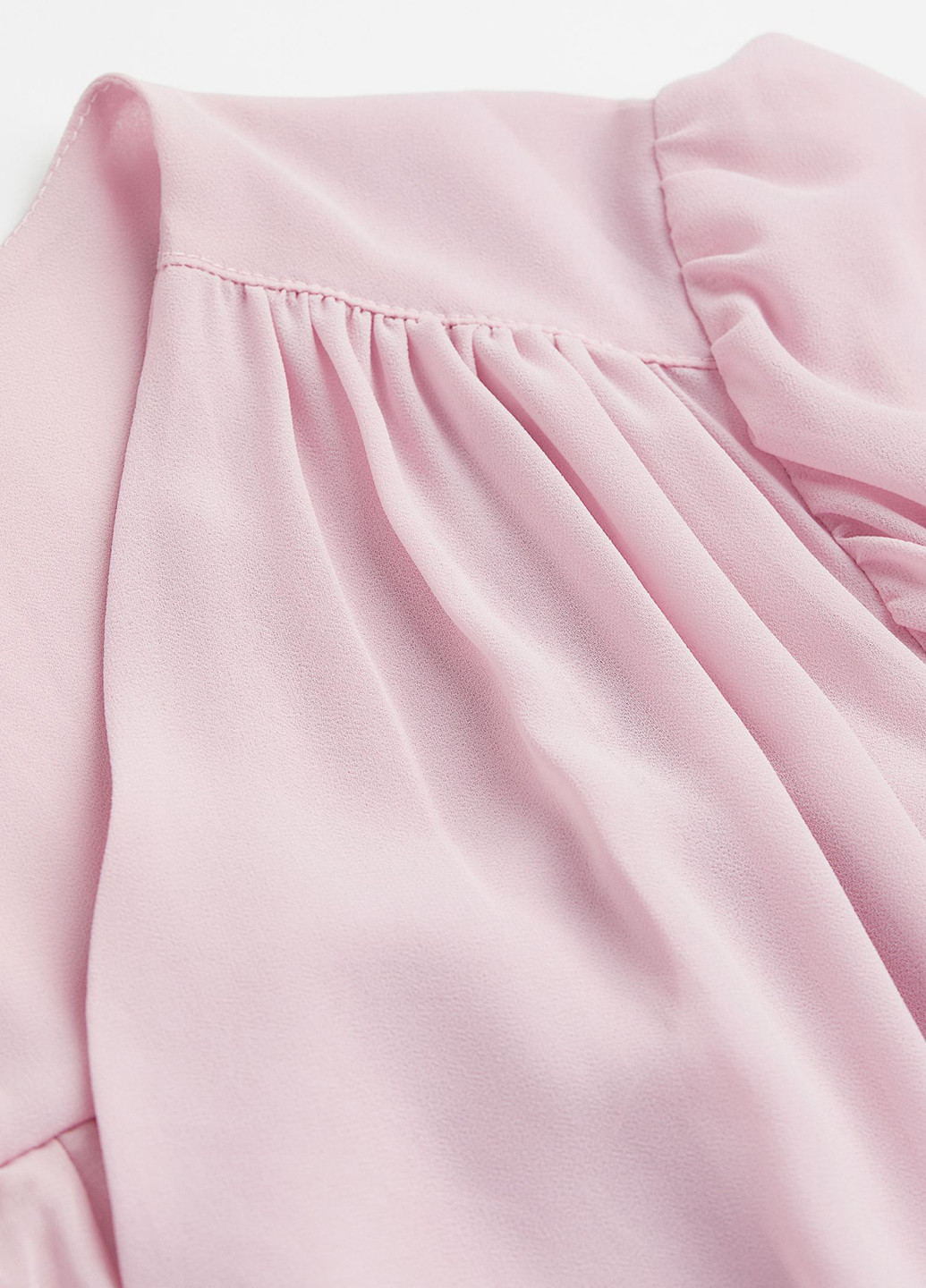 Світло-рожева кежуал сукня кльош H&M однотонна