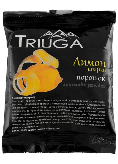 Порошок аюрведичний "Лимонна шкірка" Ayurvedic Powder Triuga Herbal (250116104)