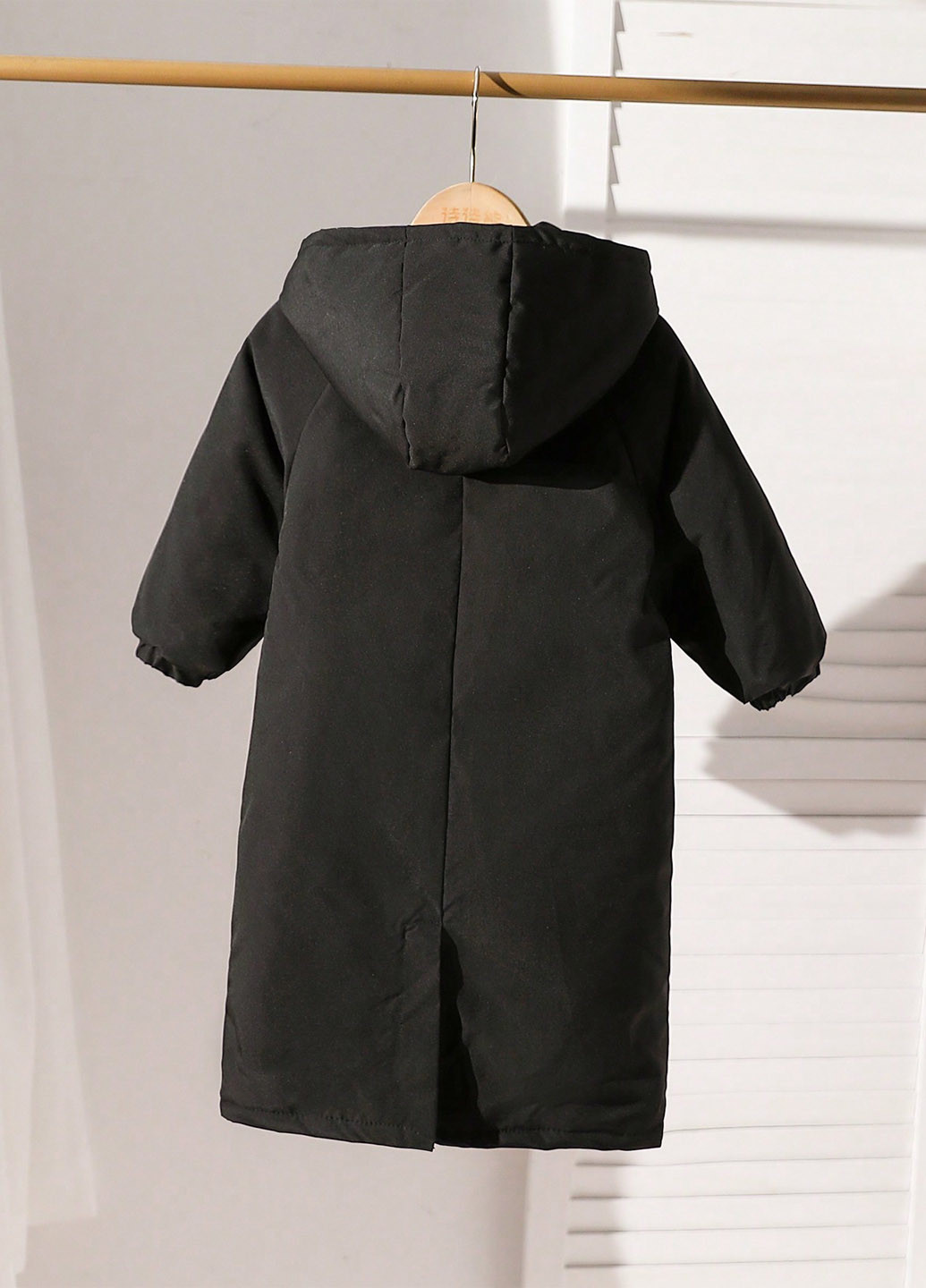 Чорна зимня куртка куртка-пальто SHEIN