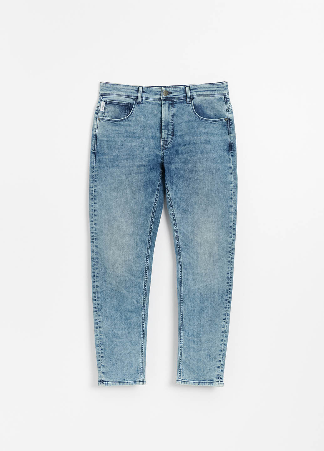 Светло-синие демисезонные слим джинсы House